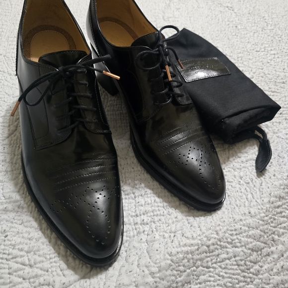 THE OFFICE OF ANGELA SCOTT Miss Button Derby In Black (size 42) - Picture 3 of 13